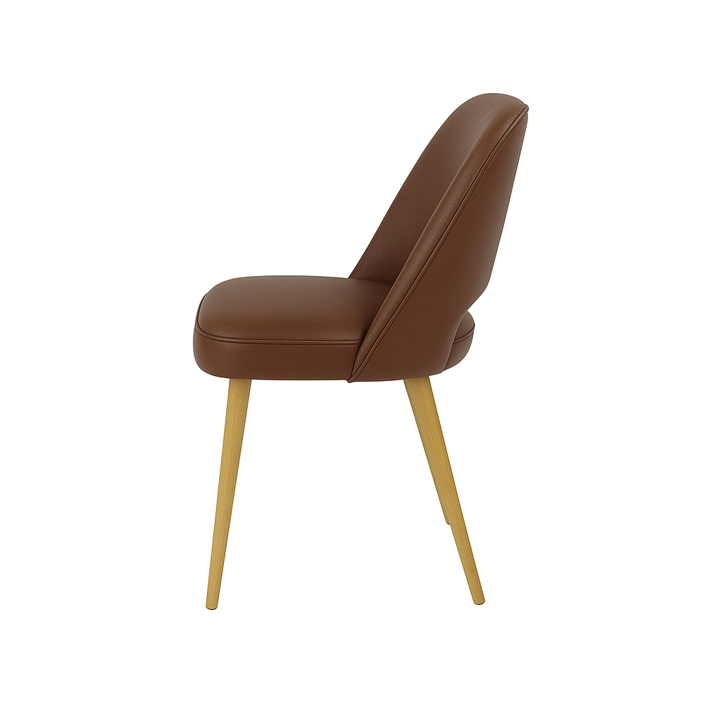 Scaun piele ALBASTRA | model HUGO