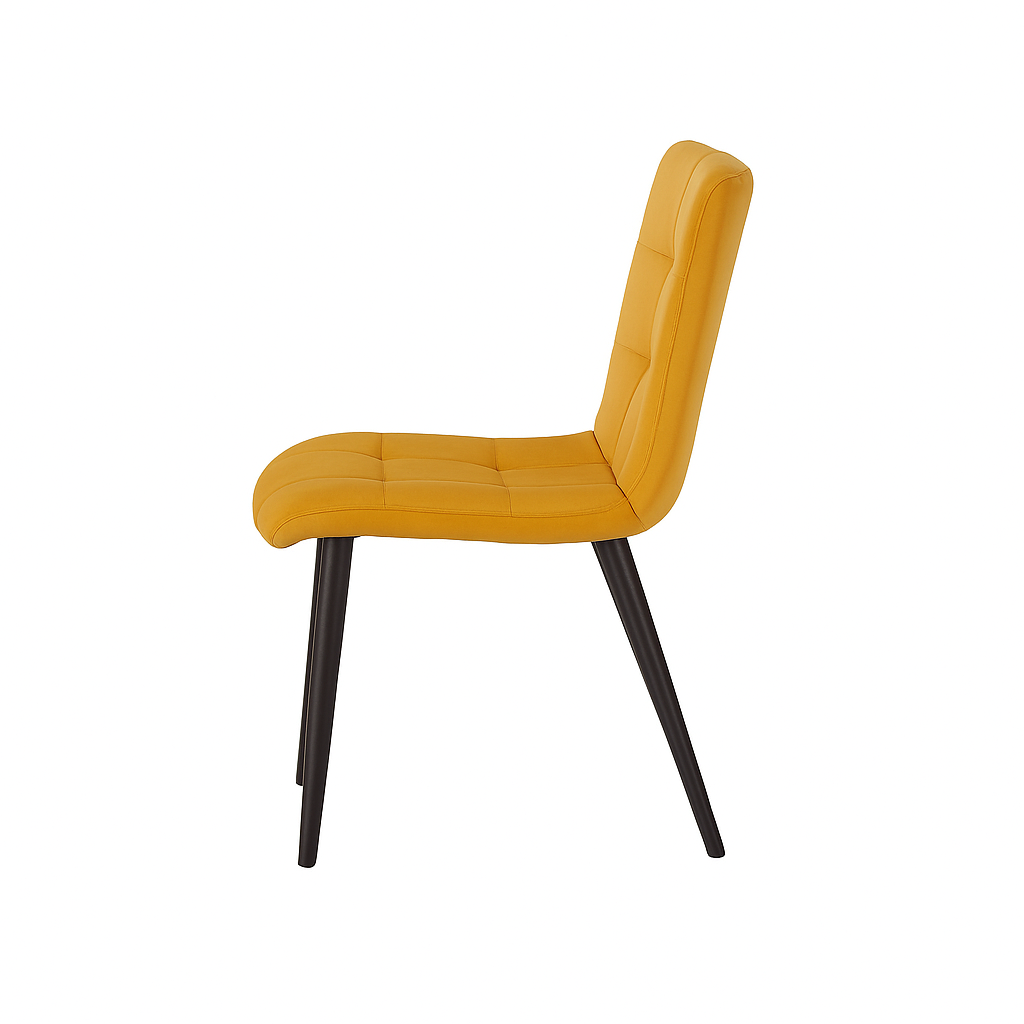 Scaun piele GALBENA | model LUXY