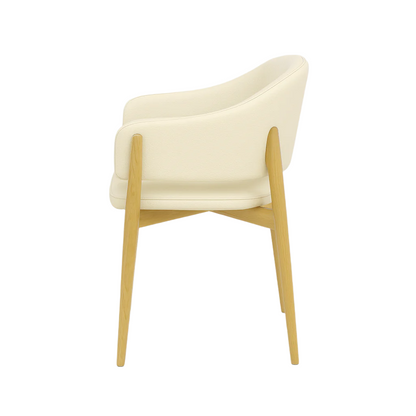 Scaun piele VERDE | model ALMA