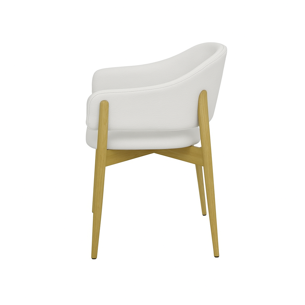 Scaun piele VERDE | model ALMA