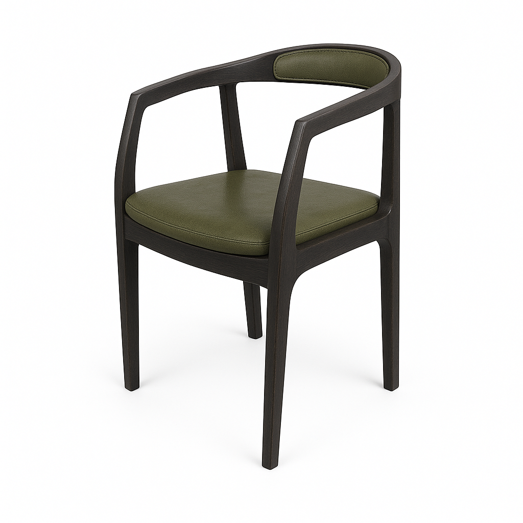 Scaun piele VERDE | model ANTO