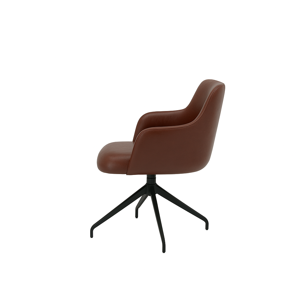 Scaun piele GALBENA | model SOHO