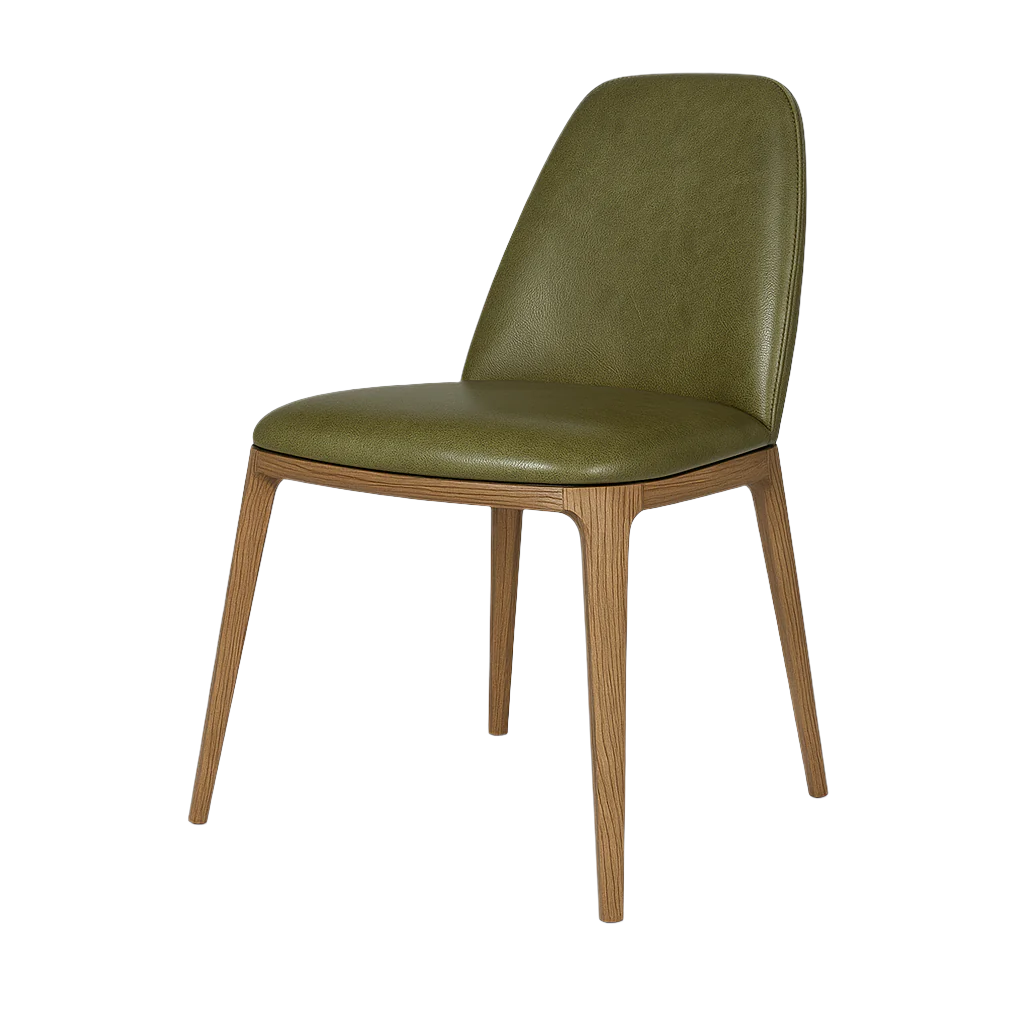 Scaun piele VERDE | model VIVI NA